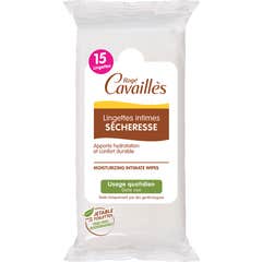Roge Cavailles Intime Speciale Salviette per la siccità X15 Salviette X15 Salviette