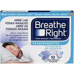 Breathe Right Transparentes Talla Grande 10uds