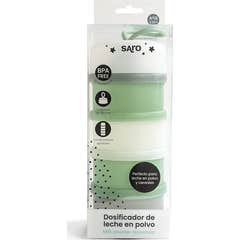 Saro Dosificador de Leche en Polvo Verde 5 uds
