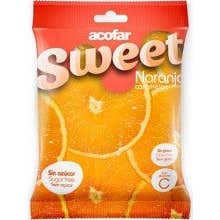 Acofarsweet Süßigkeiten  Zucker  Orangenbeutel 60 G