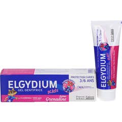 Elgydium Kids Dentífrico 3/6 Ans Granadina 50ml