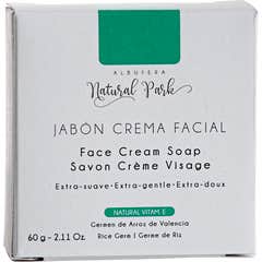 Natural Park Jabón Crema Facial Natural Vitamina E 60g