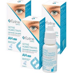 Farline Gocce Idratanti con Acido Ialuronico 0,2% 3x15 ml