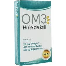 Isodisnatura OM3 Huile de Krill 30 capsules