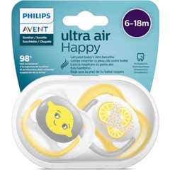 Philips Avent Chupete Ultra Air 6-18M 2uds