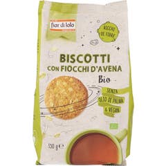 Fior di Loto Galletas con Copos de Avena Bio 350g