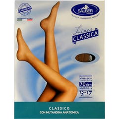 Sauber Tights Open Toe 70Den Smooth Beige T3 1 Par
