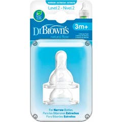 Dr. Brown's Natural Flow® nivel 2 2uds