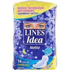 Lines Idea Night Compresa Alas 14uds