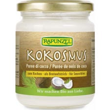 Purea di cocco biologica di Raperonzolo 215g
