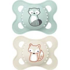 Mam Soother Original Matt R 2 to 6 months 2 Units