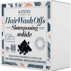 Asters Cosmetics Solid Shampoo Black Soy Charcoal 100 g