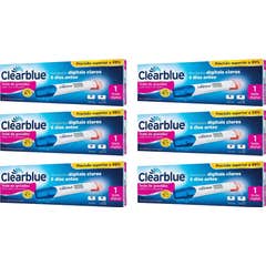 Clearblue Pack Prueba de embarazo Ultratemprana Digital 6 Pruebas