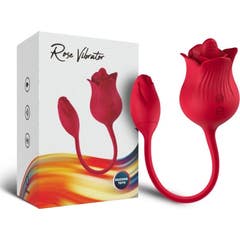 Armony Rosa Vibrador Estimulador Clítoris Cola 10 Modos Rojo 1ud