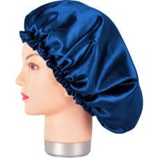 Bifull Gorro de Satén Azul Anti Frizz 1ud