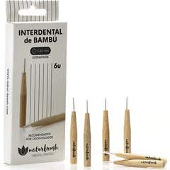 NaturBrush Bambus-Interdentalbürsten 6 Stück