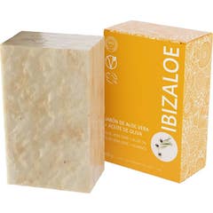 Ibizaloe Jabón Aloe Vera + Aceite Oliva 100g