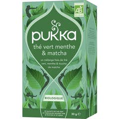 Pukka Té Verde Menta & Matcha Bio 20 Sobres