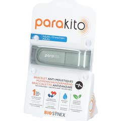 Para'Kito Pulsera Antimosquitos Kit Adulto Caqui + 2 Recambios