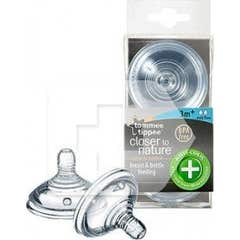 Tommee Silikonsauger mittlerer Durchfluss 2 Stück