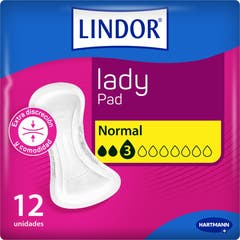 Lindor Lady Pad Pad normale 12 unità