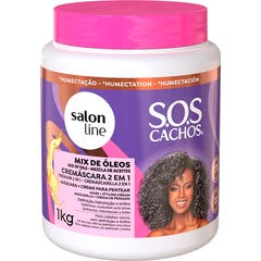 Salon Line Sos Cachos Cremáscara 2 em 1 1000g