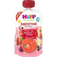 Hipp Bio Smoothie Fresa Manzana Plátano +12M 120 ml
