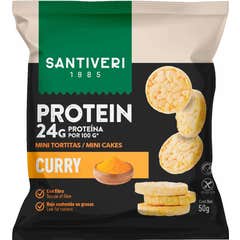 Santiveri Protein Curry Mini Pancakes Vegan 50 g