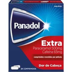 Panadol Extra 500mg Paracetamol + 65mg Cafeína 24comp