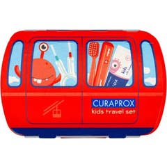 Curaprox Kids Travel Kit Vermelho 6-12 Anos