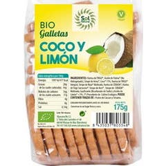 Sol Natural Galletas con Coco y Limón Bio 175g