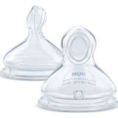 Nipplo in silicone Nuk Fc Foro T-1 S 2uds