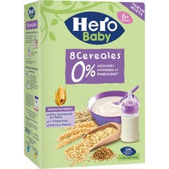 Hero Baby 8 Cereales 0% Azúcares Añadidos +6M 340g