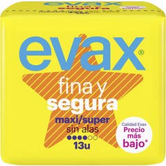 Evax Compresas Fs No Wings Maxi Super 13 pezzi