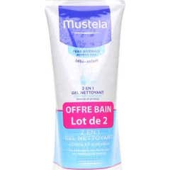 Mustela Baby Baby Gel 2En1 Ciało do włosów 2X200Ml