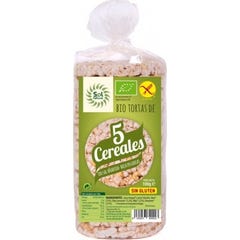 Solnatural Tortitas 5 Cereales Bio sin Gluten 100g