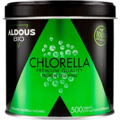 Aldous Bio Chlorella Ecológica y Orgánica Calidad Premium 500comp