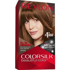 Revlon Colorsilk 43 Zestaw do koloryzacji włosów średni złoty brąz