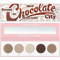 Miyo Five Points Paleta de Sombras 22 Chocolate City 6.5g