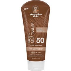 Australian Gold Face+Self Tanner Lotion SPF50 88ml