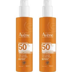 Avène Pack Spray Solar SPF50+ Pieles Sensibles 2x200ml