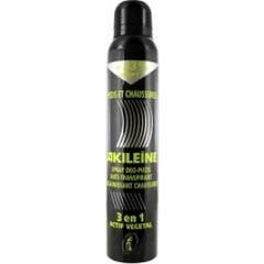 Akileine Deo Foot Spray Deo e anti-traspirante e sanitizzante scarpa nera Spray + 33% offerto Soit 200 Ml Soit offerto