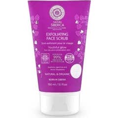 Natura Siberica Peeling facial exfoliante para piel grasa o mixta brillo juvenil 150 ml