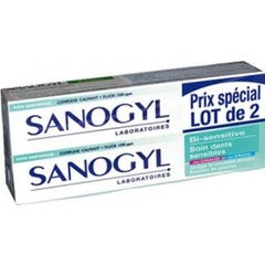 Sanogyl Dentifrice BiSensitive 2 x 75 ml