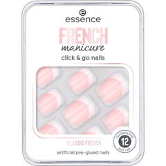 Essence French Manicure Click & Go Nails 01 Classic French 12uds