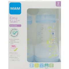 MAM baby flaske 0 BPA anticólico 260ml 2uds