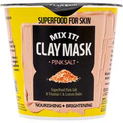 Farm Skin Kit Mix It Nourishing Clay Mask Pink Salt