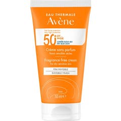Avene Zonnebrandcrème Parfumvrije crème Spf 50 + tube 50 ml