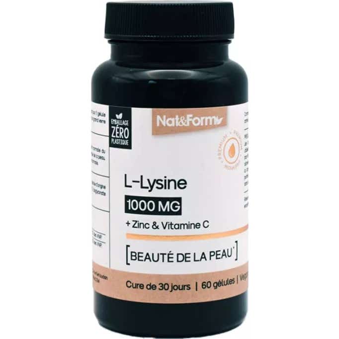 Nat&Form L-Lisina 1000 mg 60 caps