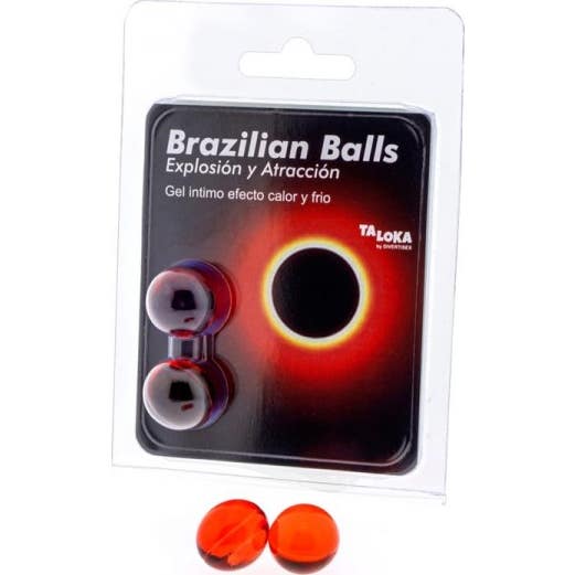 Diverty Sex Taloka Brazilian Balls Exciting gel Efecto Frío y Calor 2 uds